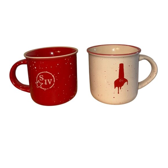 Set of 2 Mug 12 Oz Ceramic Cup Made In China - Picture 1 of 9